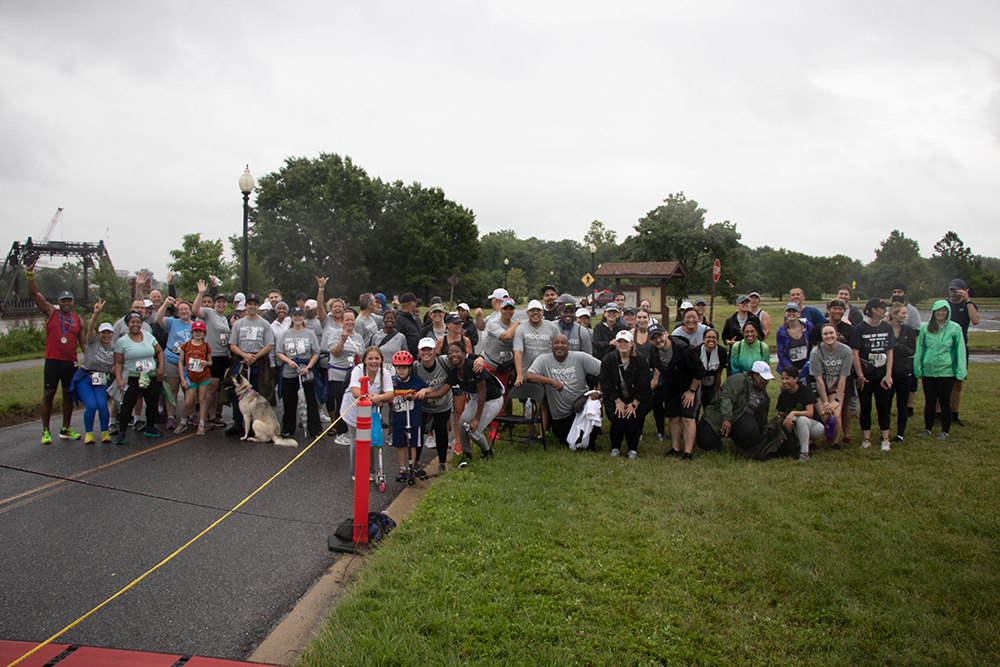 Group Photo of Moore Equity 5K Attendees