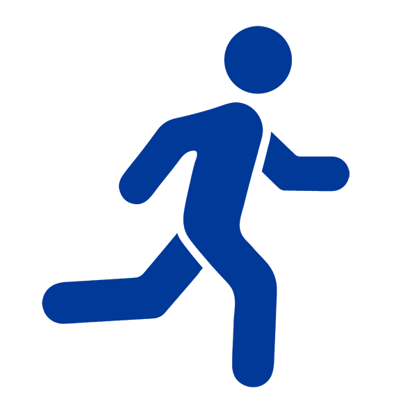 Icon of Man Running