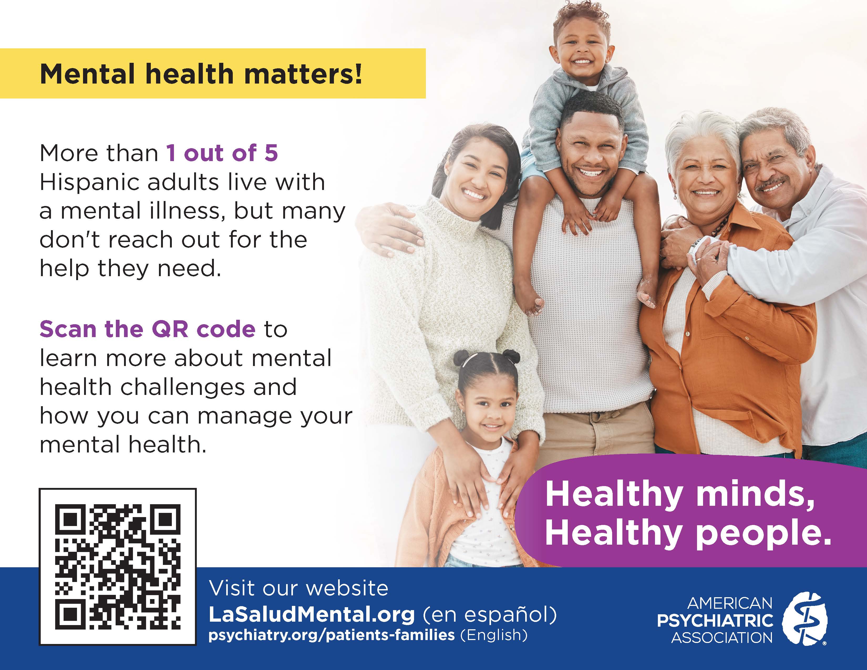 La Salud Mental flyer - English