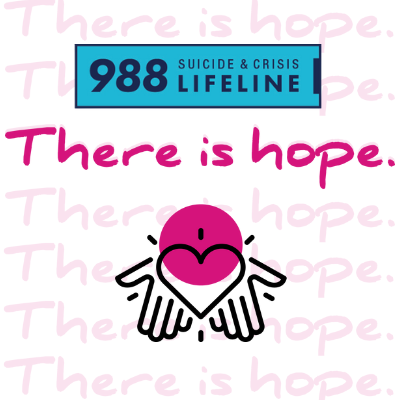 988 crisis lifeline, there is hope