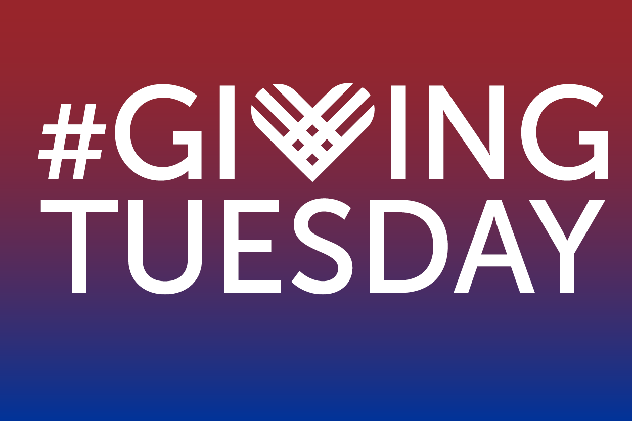 Text reading "#Giving Tuesday"