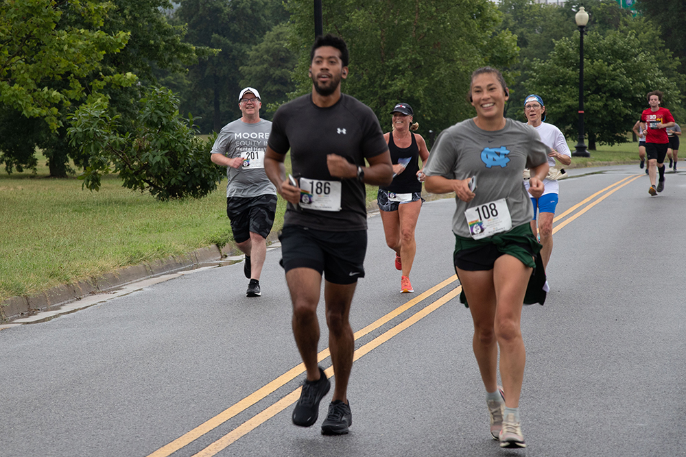 Group of Runners at the Moore Equity 5k