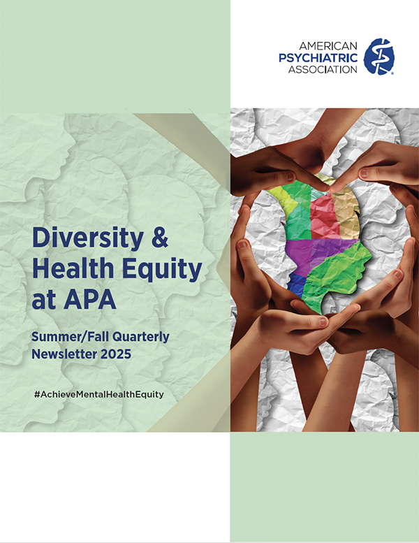 diversity and health equity at apa summer/fall 2025 update cover