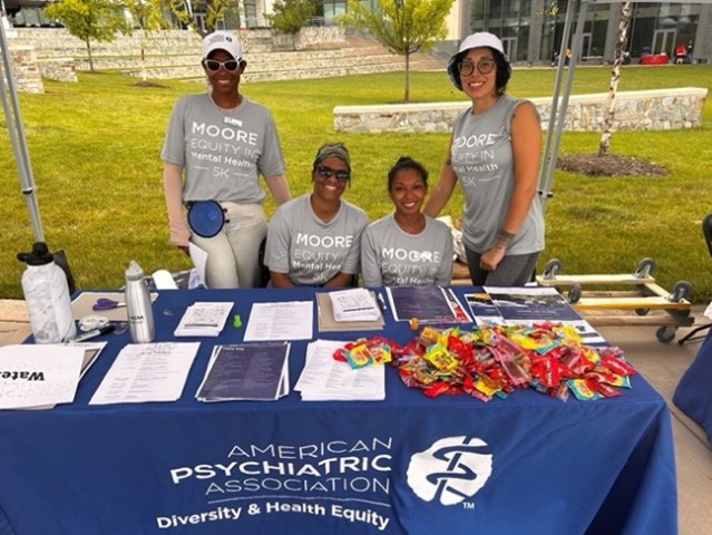 APA staff at the Moore Equity in Mental Health Community Fair