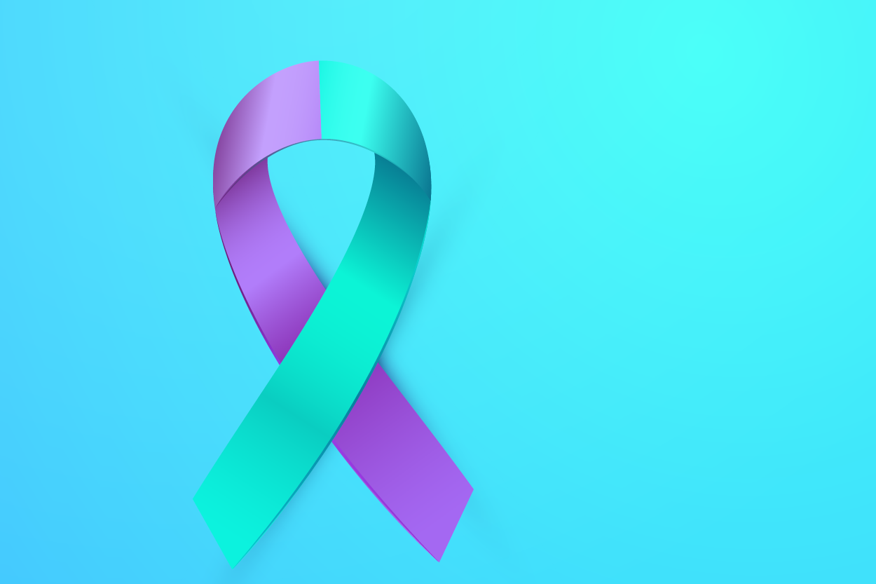 Suicide awareness ribbon