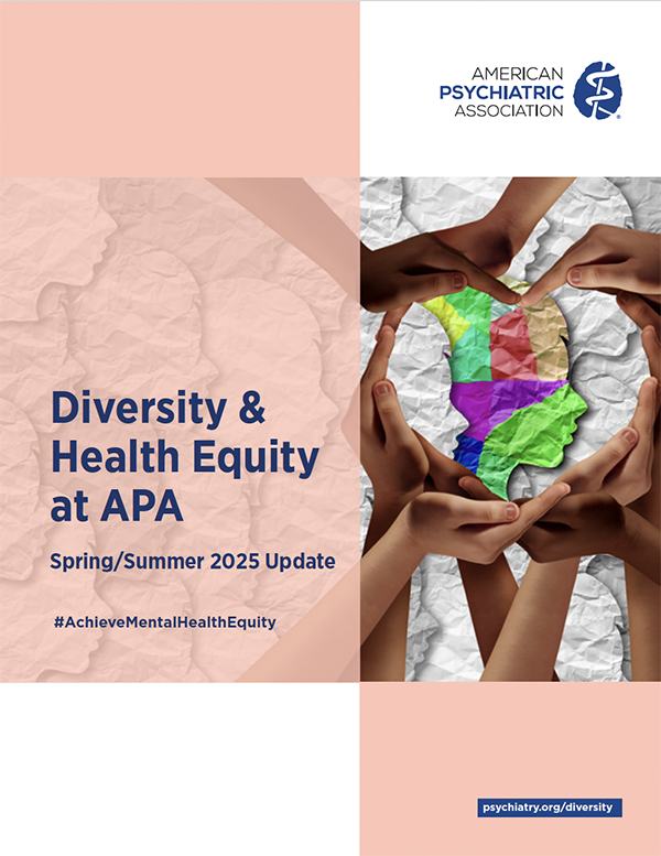 diversity and health equity at apa spring/summer 2025 update cover