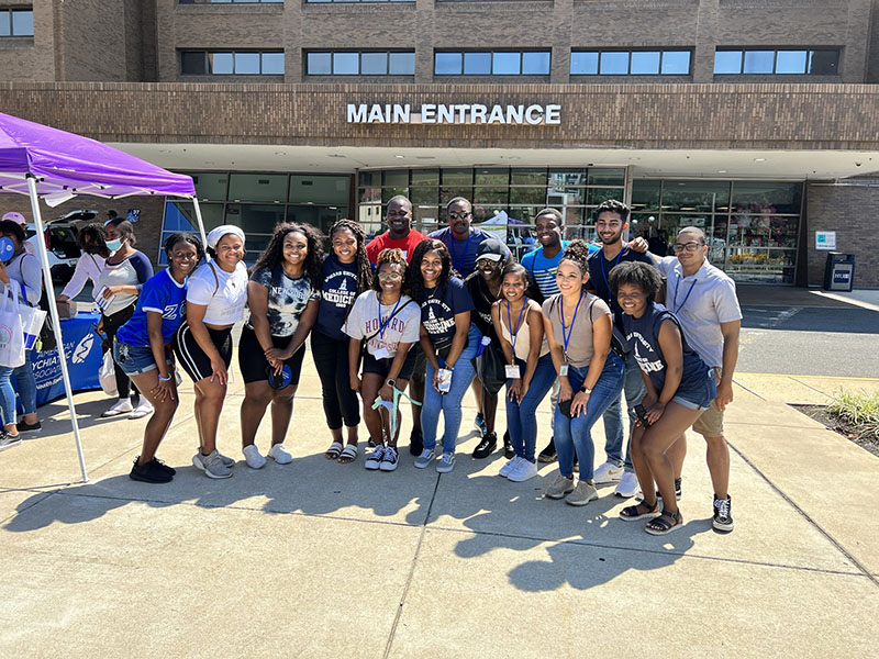 participants pose for a picture at the 2022 Moore Equity in Mental Health Community Fair