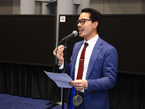 2024 Annual Meeting speaker at the Poster Award Ceremony
