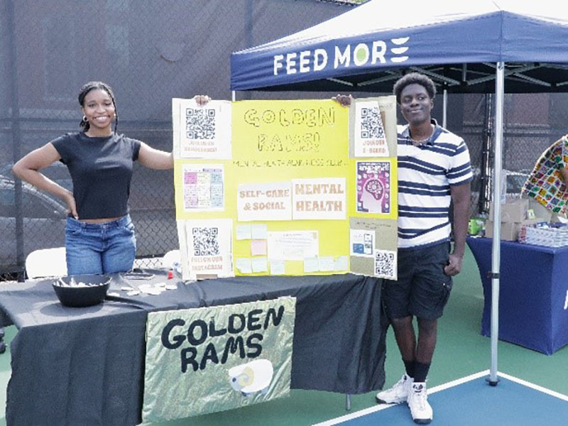 booth at the 2024 Moore Equity in Mental Health Community Fair
