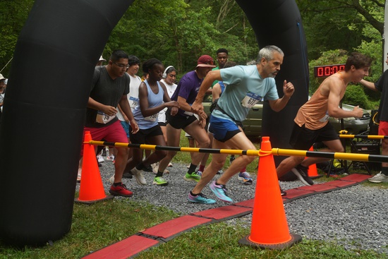 participants at the starting line for the 2024 Moore Equity in Mental Health 5K